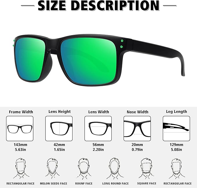 MEETSUN Polarized Sunglasses for Men Women Sports Driving Fishing Glasses UV400 Protection