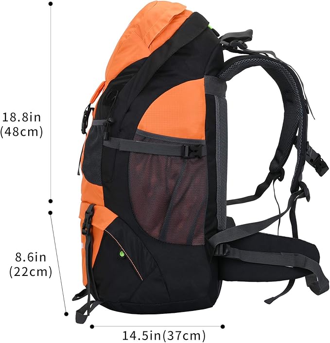 Hiking Backpack, 50l Camping Lightweight Bag for Outdoor