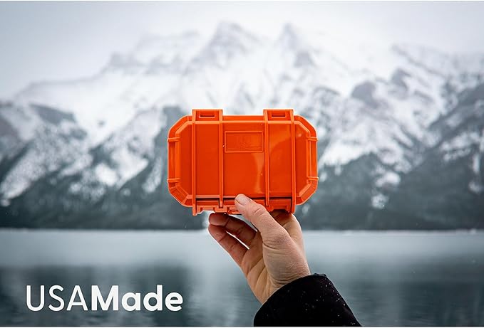 Evergreen ToughBox Tech Organizer – For Camera, Cables, Hard Drives, Compatible with GoPro etc. (Small, PROFoam, Clear)