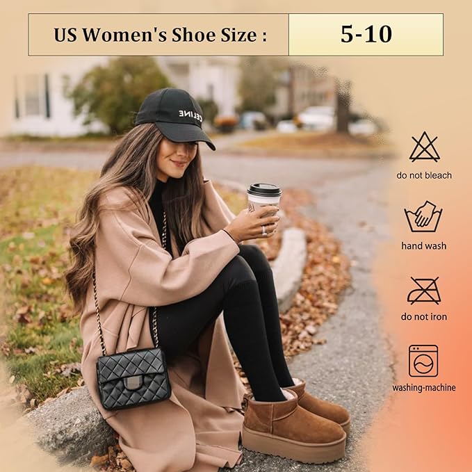 CTHH 3 Pairs Warm Knee High Socks for Women - Thick Cotton Thermal Boot Socks for Hiking, Running, Work, Gifts, Winter