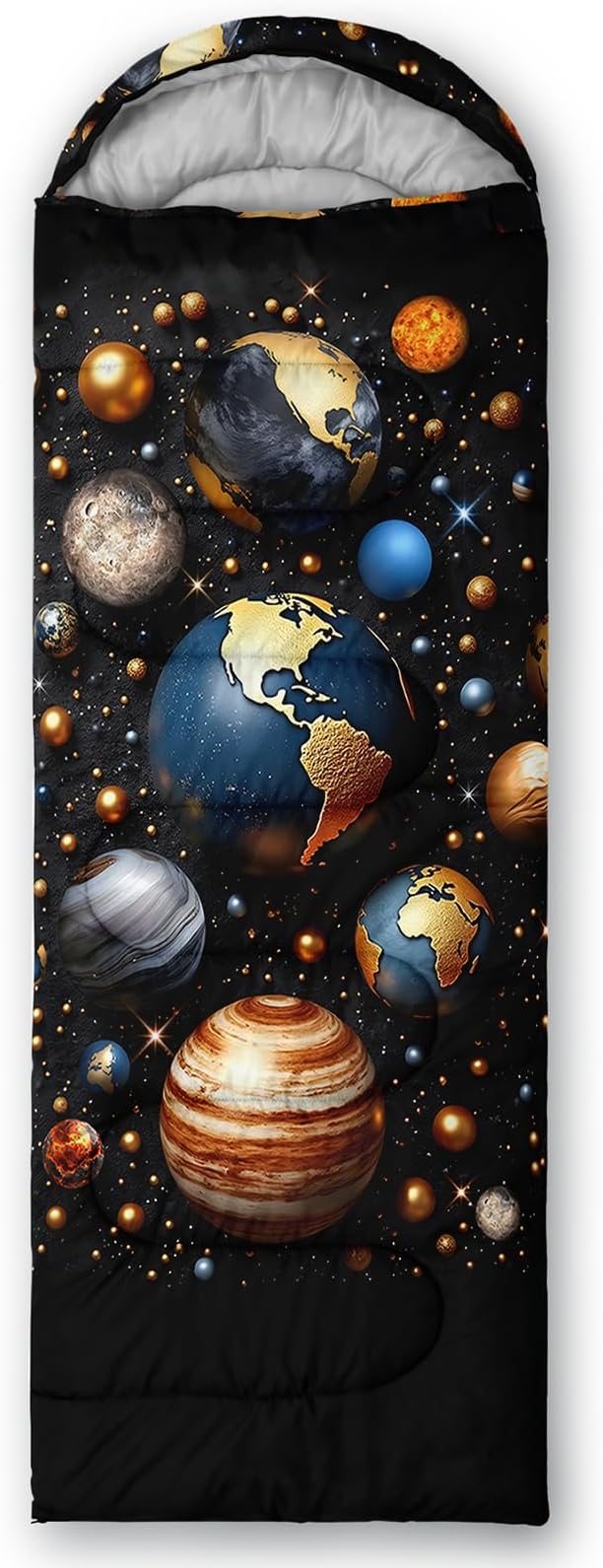 Print sleeping bag,sleeping bags,Outdoor Camping Sleeping Bag,Suitable For Children Boys And Girls Portable,Waterproof,Compact And Lightweight,Great For Outdoor Camping,Backpacking And Hiking