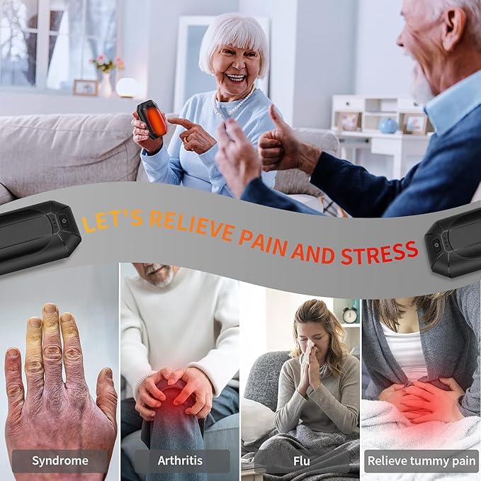 2 Pack AI Hand Warmer Rechargeable, Portable Electric Hand Warmers Reusable, USB Handwarmers, Outdoor/Indoor/Work/Studying/Camping/Hunting/Golf/Pain Relief/Game/Warm Gifts for Men Women Kids