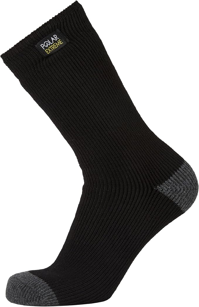 Thermal Hiking Socks – Cushioned, Insulated, Warm para Boots, Men & Women, One Size Fits Most 6-12, 2-Pack