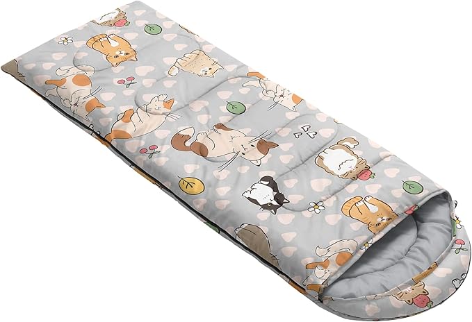 BSNTHO Camping Sleeping Bags,3 Season Warm & Cool Weather,Lightweight,Waterproof Sleeping Bags for Adults & Kids,Traveling,and Outdoors,Camping Gear Equipment