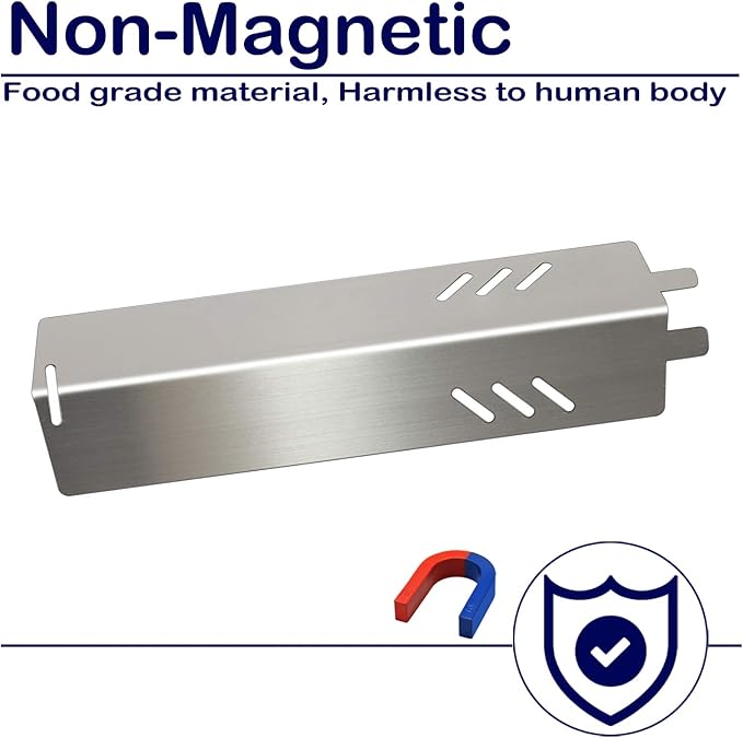 Gas Grill Heat Plates Stainless Steel BBQ Parts Replacement Backyard Grill Accessories BY14-101-001-01, BY13-101-001-11, BY16-101-002-05, GBC1429W-C, GBC1429W, Uniflame GBC1329W, GBC1403W, 3 Pack