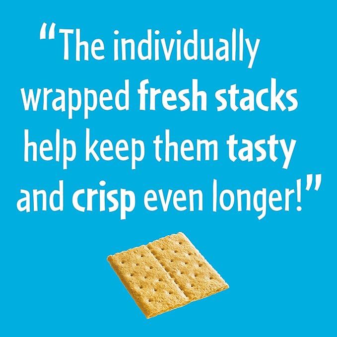 Honey Maid Fresh Stacks Graham Crackers, Bulk Travel Snacks, 6 Boxes (36 Multi Snack Packs)