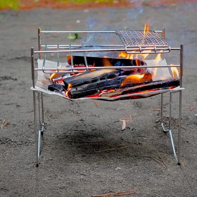 CAMPINGMOON 304 Stainless Steel Cooking Grates for Camping Stove Grill Campfire Open Fire MTG-G,MTG-2G,MTG-JS,MTG-JL