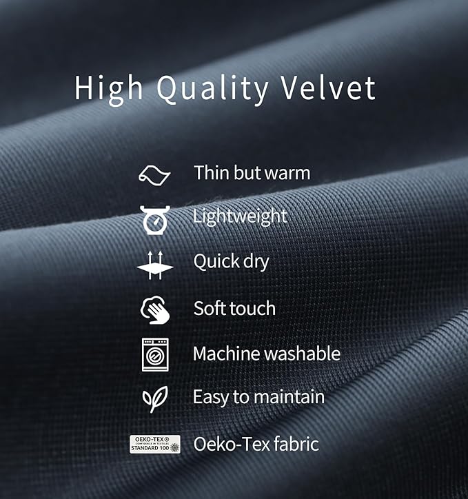 Velvet Velour Sleeping Bag Liner Add Up to 14°F/ 8°C, Anti Static Mummy Sleeping Sack Backpacking, Camping, Traveling, Hotel, Hostal, Lightweight Sleep Sack with Drawstring Hood E625