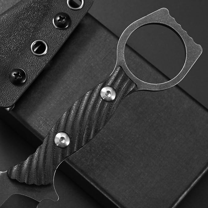 GTK399 Fixed Blade Knife D2 Steel Blade G10 Handle Full Tang EDC Tool Knifes for Outdoor Camping Hiking Survival