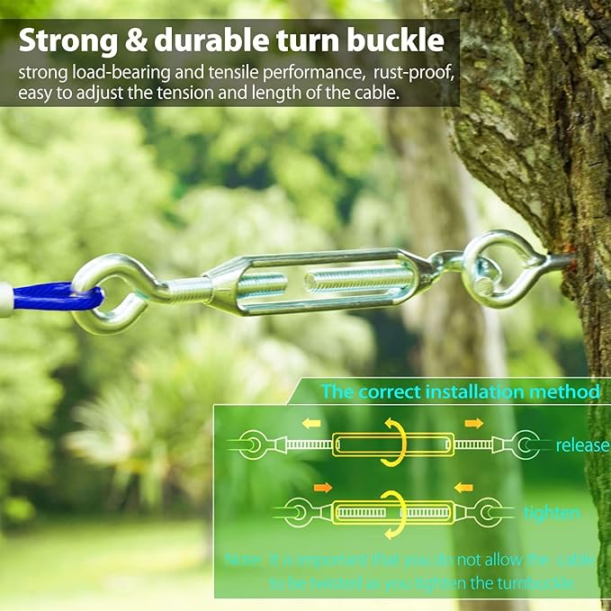 Patented Heavy Duty Dog Tie Out Trolley System Zipline for Small to Large Dogs - 75ft Aerial Runner Cable with 10ft Dog Run Cable and 2 Unique Stoppers for Yard Camping Outdoor