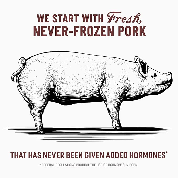 Duke's Pork Hickory Peach BBQ Smoked Shorty Sausages, 7g Protein Per Serving, 5 oz. (Pack of 8)