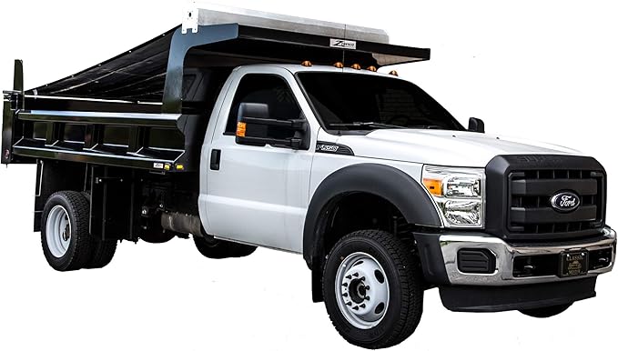 Buyers Products 554270150 Aluminum Tarp System for Dump Body Trucks, 7 x 15 Foot Mesh Tarp, 91" Housing, Easy Retraction, Comes Pre-Assembled w/Roller & Tension Bow