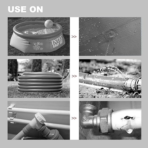 Silver RV Roof Sealant Tape, 6" x 10' Waterproof Repair Seal Tape – Extra Thick, UV-Resistant, Weatherproof Patch for Permanent Leak Sealing on RVs, Trailers, and Mobile Homes