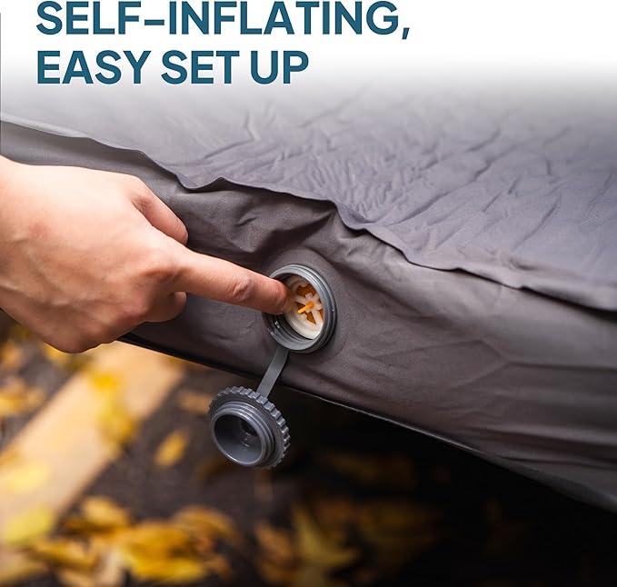 LOSTHORIZON Camping Air Mattress with Foam for RAV4, Self Inflating Sleeping Pad with Air Pump, 4.5" Thick, R-Value 13