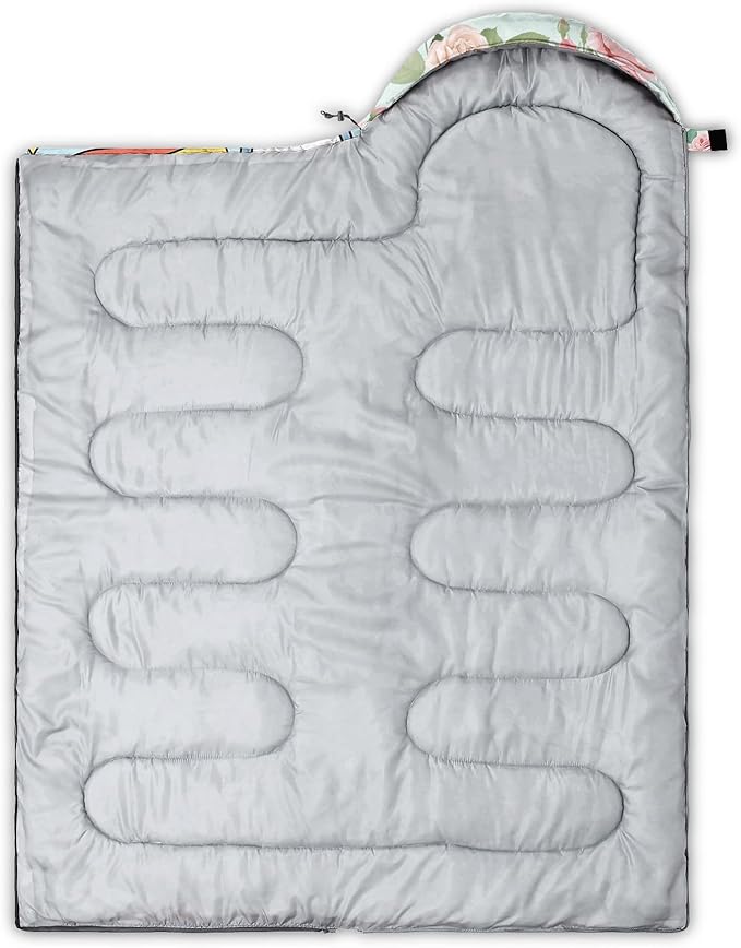 Kids Sleeping Bag for Boys Girls,Checkerboard Cat Print-Lightweight Warm Portable Outdoor Indoor-Waterproof Cold Weather Resistant Sleeping Bag for Camping Hiking