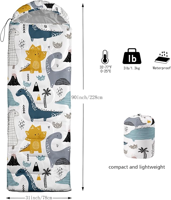 Sleeping Bags for Girls Adults, 3 Season Warm Cool Weather,Lightweight Waterproof Sleeping Outdoors, Camping Gear Equipment