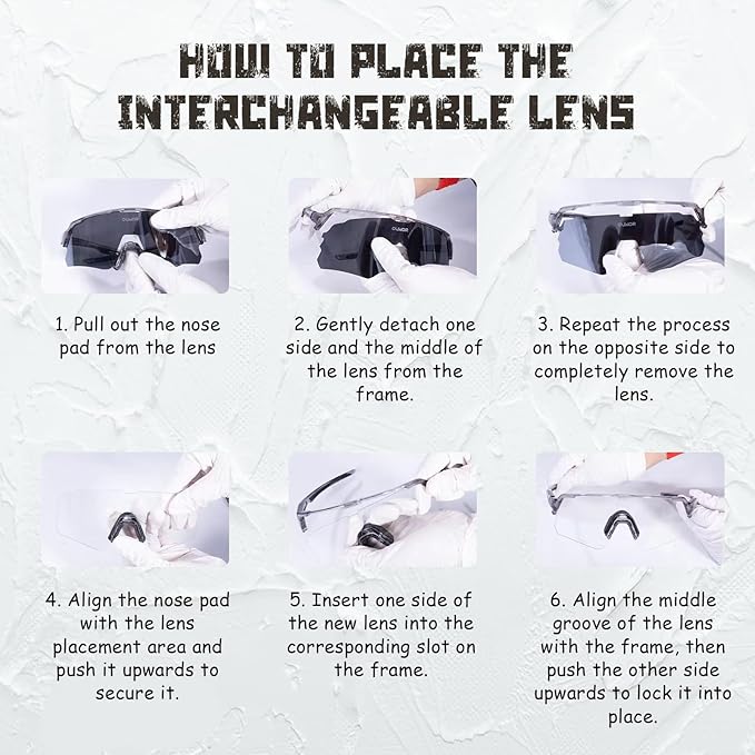 Polarized Cycling Glasses for Men Women Youth, UV400 Mountain Bike Sunglasses for Bicycle Mtb Running Fishing Baseball