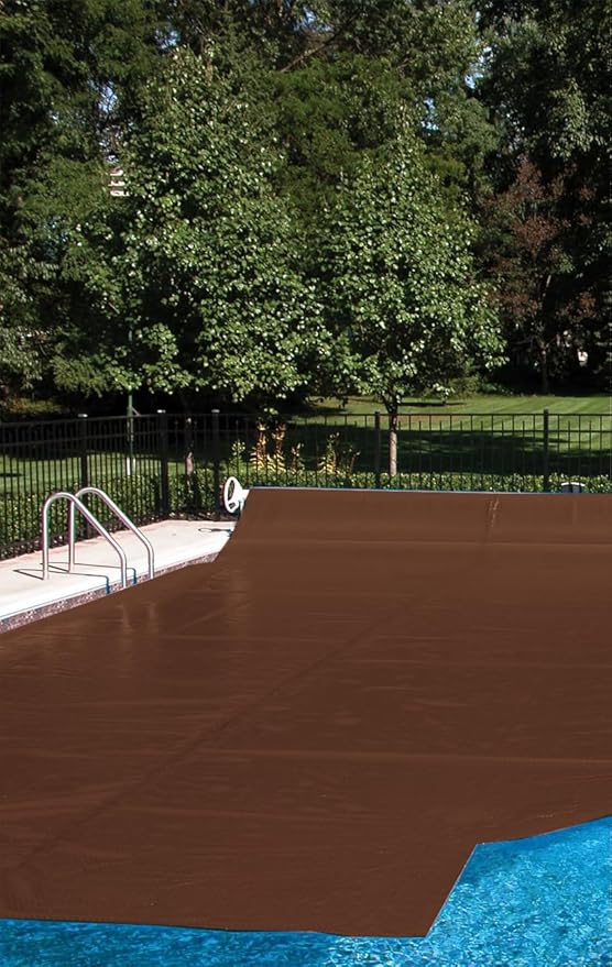 Multi-Purpose Large Tarp Waterproof Cover | Brown, 8' x 10' 5 Mil Thick | Rip Proof Tarps | Thick Weave Material, UV Resistant Great for Tarpaulin Canopy Tent, Boat, RV or Pool Cover