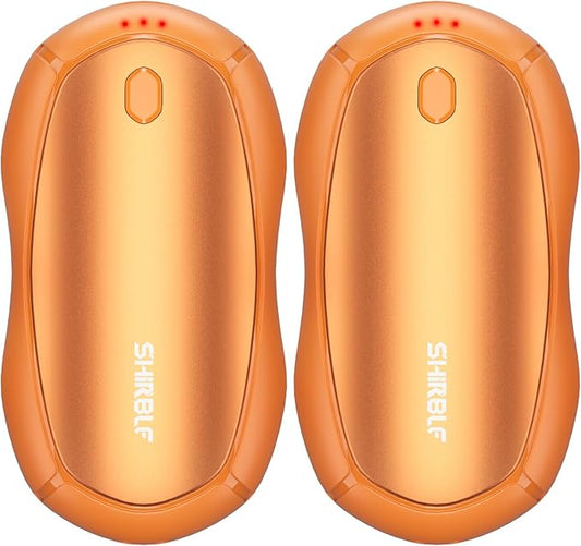Hand Warmers Rechargeable, Electric Hand Warmers 2 Pack with Smart Chips Long Safe Heat, Portable Pocket Heater,Gifts for Christmas,Golf,Camping,Hunting, Stocking Stuffers