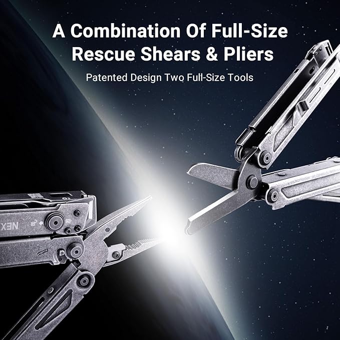 PIONEER 14-IN-1 Multi-tools Heavy Duty Multi tool Set with Scissor Needle Nose Pliers Trauma Shears Pocket Clip Multi-tool for Emergency First Responders