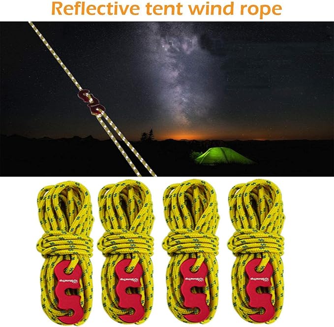 Tarp Clips Heavy Duty Lock Grip, 14 Pcs Tarp Clamps Heavy Duty, Awning Clamp Fasteners Grip, Tent Clip for Tarps, Car Cover, Canvas, Swimming Pool Covers(10 Pcs Clips and 4 pcs Cords)