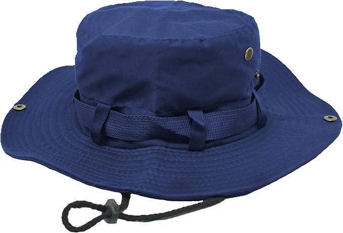Glory Max Bucket Boonie Hat with Neck Flap Cover Sun Safari Wide Brim Fishing Garden Hiking Cap