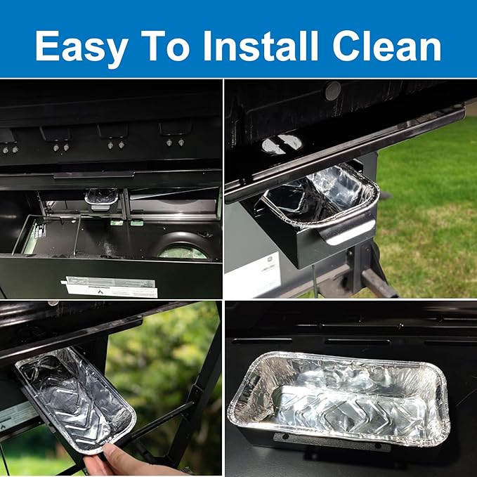 Uniflasy Catch Pan for CharBroil Performance 463331221 463365021 463448021 463655421 463347519 463347017 TRU Infrared Gas Grill with 9328812P06 Aluminum Liner, Replacement for CharBroil G416-0015-W1