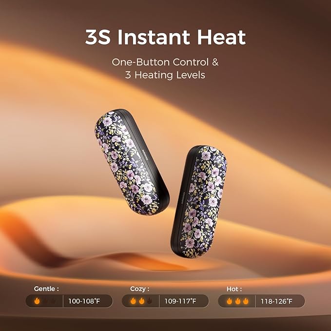OCOOPA 2 in 1 Magnetic Rechargeable Hand Warmers, UT2s Mini Electric Handwarmers 2 Pack, Split USB-C, Reusable Portable Pocket Heater, Raynauds, Golf, Christmas, Tech Gifts for Women Men