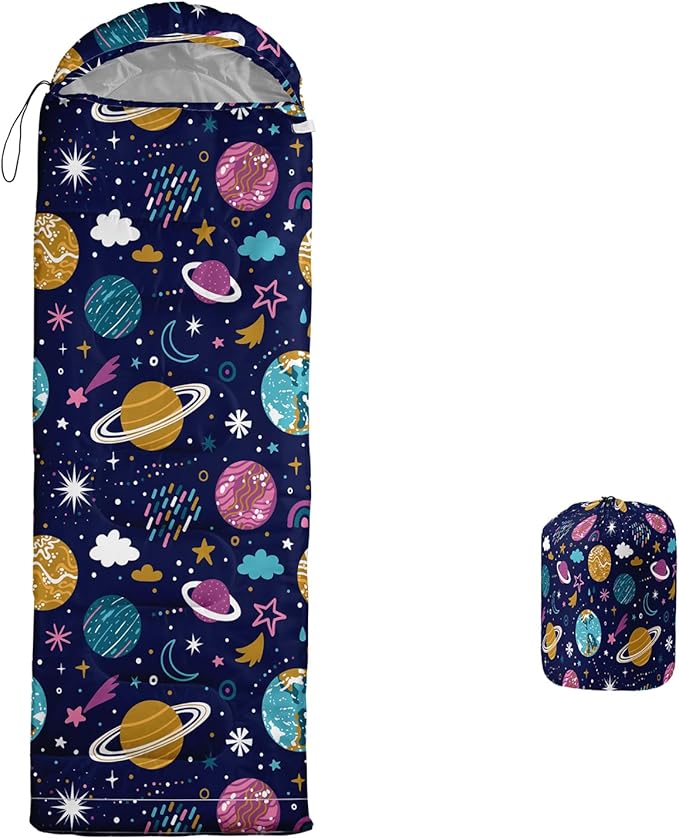 Print sleeping bag,sleeping bags,Outdoor Camping Sleeping Bag,Suitable For Children Boys And Girls Portable,Waterproof,Compact And Lightweight,Great For Outdoor Camping,Backpacking And Hiking