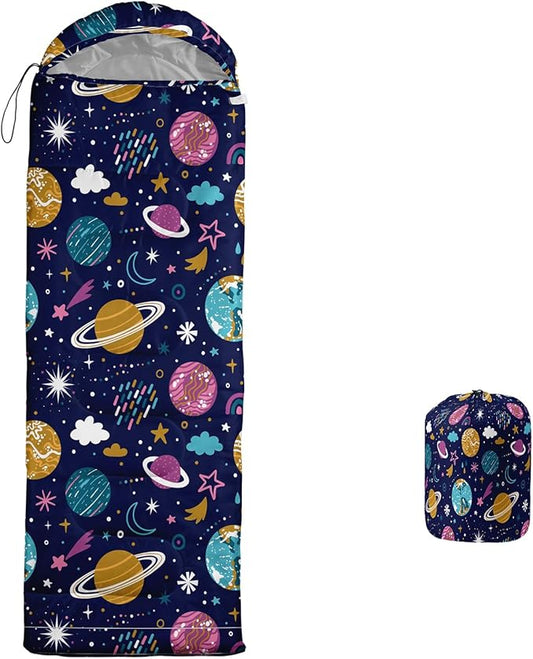 Print sleeping bag,sleeping bags,Outdoor Camping Sleeping Bag,Suitable For Children Boys And Girls Portable,Waterproof,Compact And Lightweight,Great For Outdoor Camping,Backpacking And Hiking