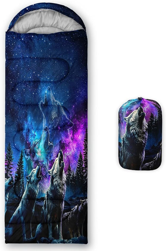 Print sleeping bag,sleeping bags,Outdoor Camping Sleeping Bag,Suitable For Children Boys And Girls Portable,Waterproof,Compact And Lightweight,Great For Outdoor Camping,Backpacking And Hiking