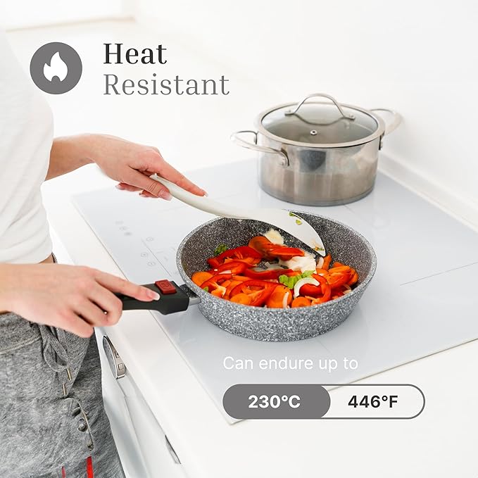 3 Pcs Colorful Silicone Rice Paddle, Heat Resistant Non-Stick Rice Spoon Spatula with Comfortable Handle for Cooking and Serving Mashed Potatoes, Scrambled Eggs, Sticky Bread Pudding