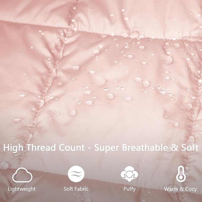 Camping Blanket,Lightweight Puffy Blanket Packable Down Alternative Throw Blanket Waterproof Windproof for Outdoors, Travel, Beach, Airplane, Hiking