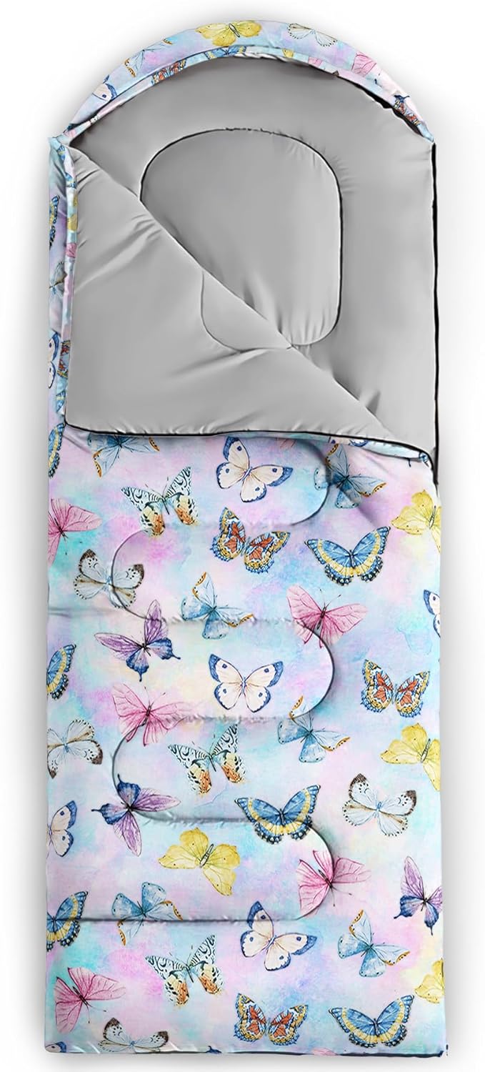 Sleeping Bag for Womens Girls Teens, Waterproof Sleeping Bags Traveling and Outdoors, Camping Gear Equipment
