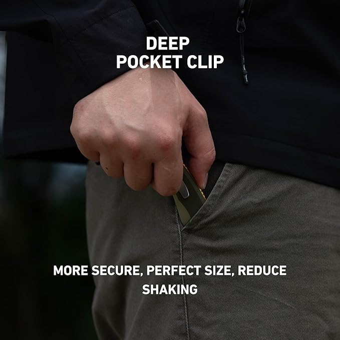 CJRB Nanner Pocket Knife with 3.23" AR-RPM9 Steel Blade, Pocket Knife with G10 Handle for Men Women, Crossbar Lock EDC Knife for Camping Hiking, Designed by Dustin Rhodes(J1955 Green)