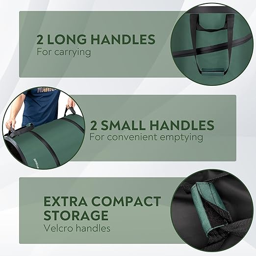 2-Pack Collapsible Pop up Trash Cans, Camping and RV Accessories for Inside & Outside, Camper Gear, Tent Essentials, Recycle Can, Travel & Trailer Must-Haves, Garbage Bin and Cool Stuff