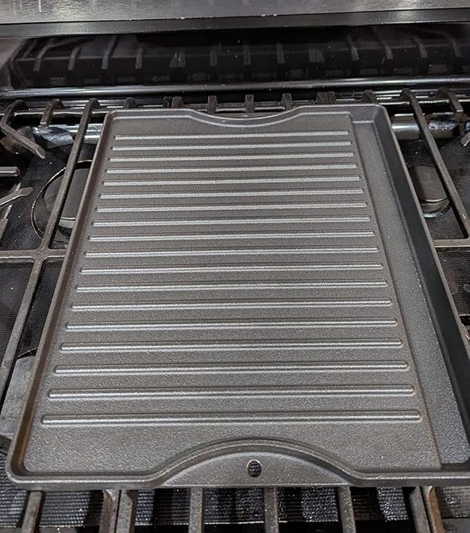 CA122A (1-Pack) 15" X 12.8" Cast Iron Griddle Replacement for Broil King 9453-54, 9453-57, 9453-64, 9865-54, 9453-67, Broil-Mate, Silver Chef, Sterling Gas Grill