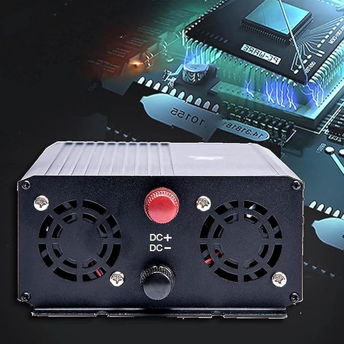 3500W Power Inverter 12V DC to 110V AC Converter with LED Display Dual AC Outlets Dual Fans Radiating for RV, Camp, Boat and Home Emergency Portable Pure Sine Wave Inverter (LED Screen, 3500W 12V)