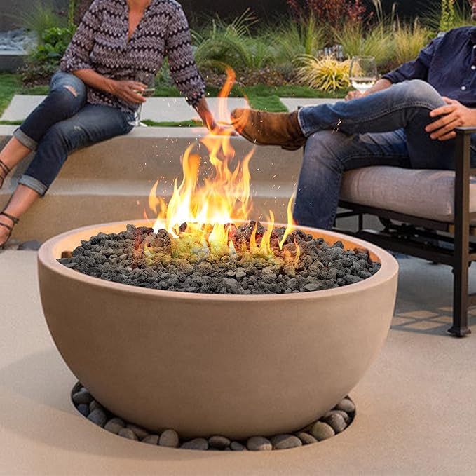 Mr. Fireglass Natural Lava Rock, 0.3"- 0.6" Small Volcanic Lava Rock for Indoor & Outdoor Fire Pits, Fireplaces, Fire Bowls & Fire Table, Decorative Garden Landscaping, Potted Plants -10 Pounds, Black