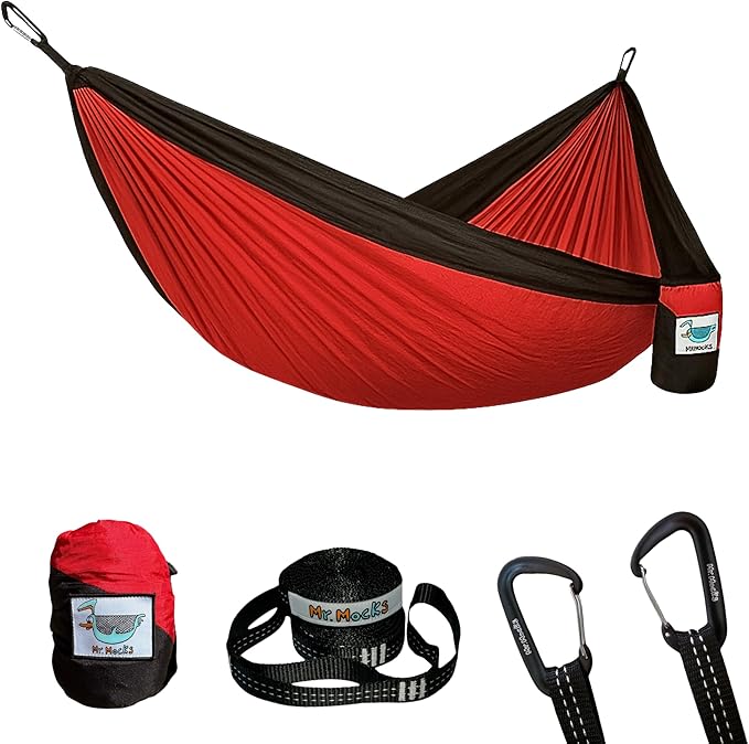 Single Camping Hammocks | Single Double and Bunk Bed Backpacking Hammock | Featherlite Outdoorsman Survival | hammok hamick hamock Mock hamaca underquilt hamacas hamic (Wild Turkey)