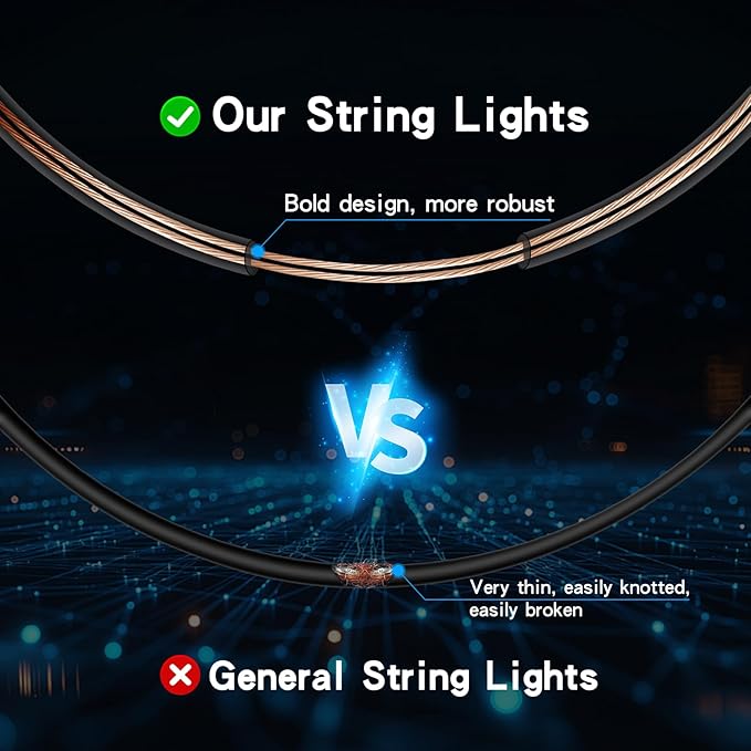 33FT Outdoor Solar String Lights Waterproof with USB Port & Remote Control, Solar Patio Lights Long Last for 20+Hrs, Dimmable LED Shatterproof Bulbs, outdoor lights for Camping Backyard Garden