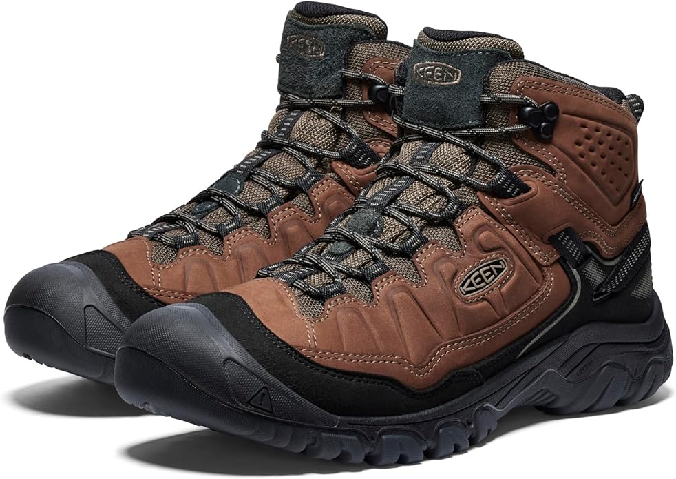 KEEN Men's Targhee 4 Mid Height Durable Comfortable Waterproof Hiking Boots
