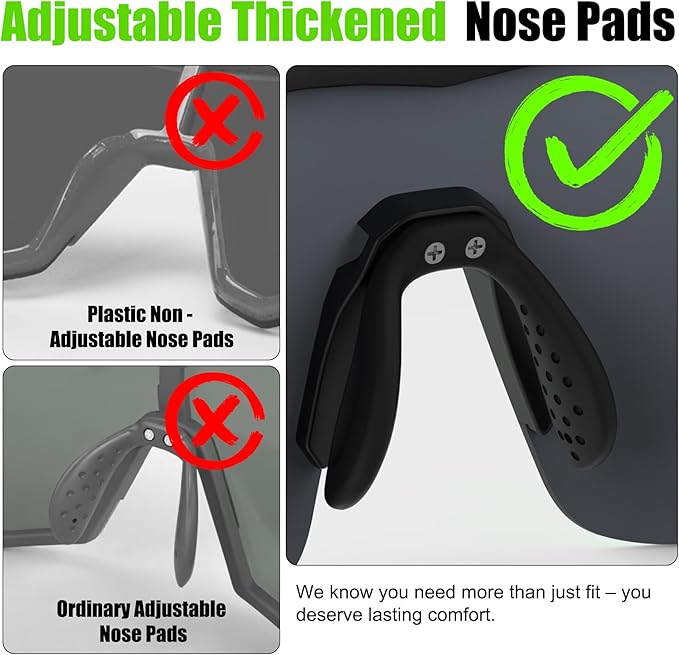 Polarized Sports Sunglasses for Men Women,Wrap Around Sun Glasses for Running Cycling Baseball Fishing Golf Hiking