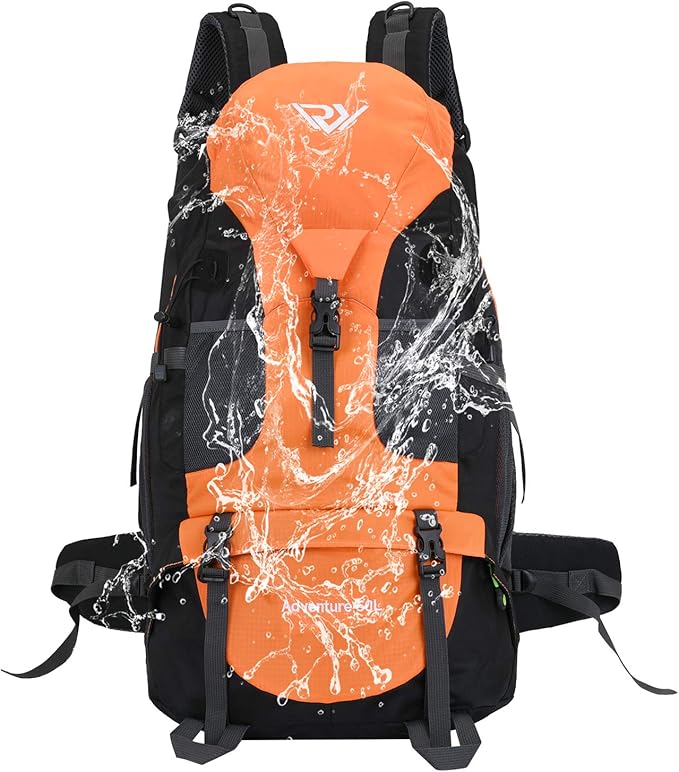 Hiking Backpack, 50l Camping Lightweight Bag for Outdoor