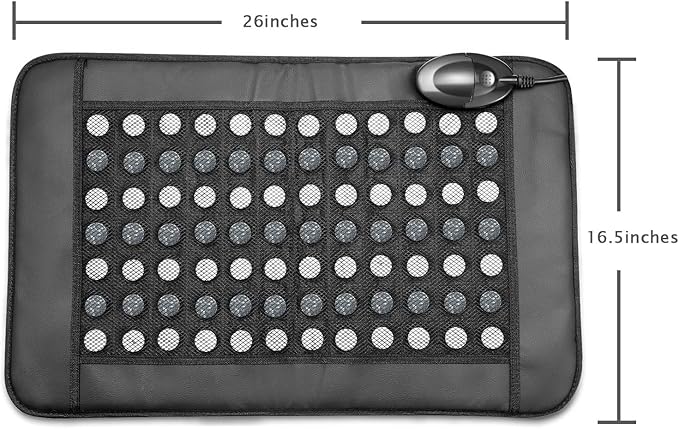 Infrared Heating Pad -EMF Free-Timed Auto Shutdown-Jade Stones 2025