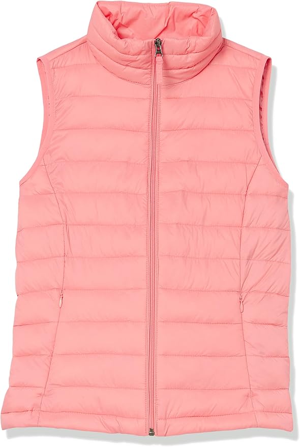 Amazon Essentials Women's Lightweight Water-Resistant Packable Puffer Vest