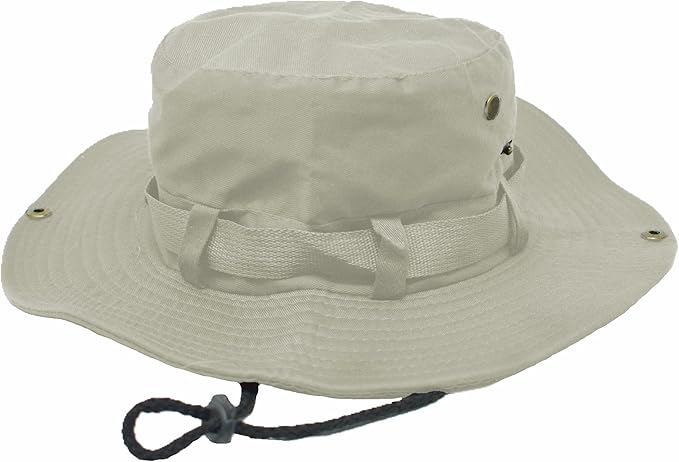 Glory Max Bucket Boonie Hat with Neck Flap Cover Sun Safari Wide Brim Fishing Garden Hiking Cap