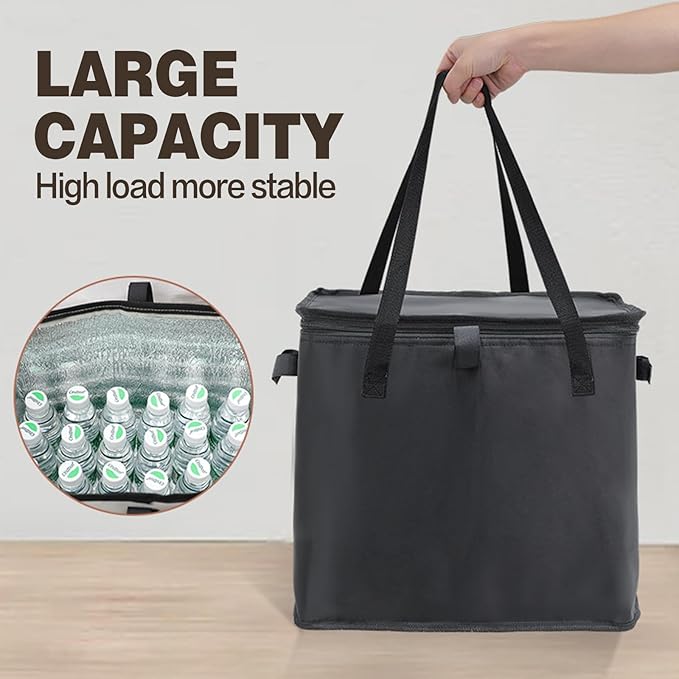 Cooler Bag Wheeled,Large Insulated Rolling Cooler Collapsible Leakproof Portable Hard Framed Ice Packs for Camping Picnic Beach Travel