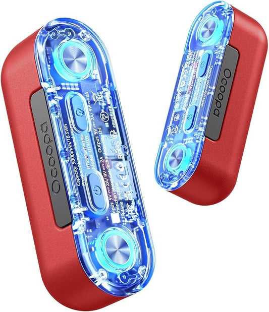OCOOPA Hand Warmers Rechargeable 2 Pack, Magnetic Electric Handwarmer, 4 Levels Heat Up to 136℉, USB-C Portable Charger 10000mAh, Raynauds, Golf, Tech Gifts for Men, UT2s(MagTwins)