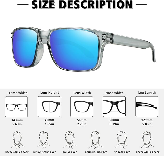 MEETSUN Polarized Sunglasses for Men Women Sports Driving Fishing Glasses UV400 Protection